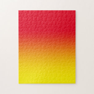Moderne Helles Rot und Gelb Ombre