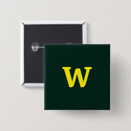 Moderne, hellgelbe Anfangsbuchstaben Button