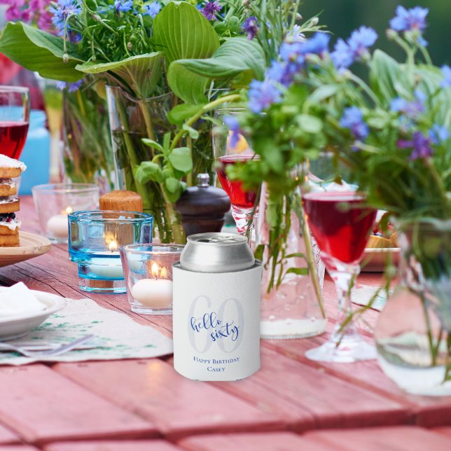 Moderne Hello Sixty Glacière personnalisé (Créateur téléchargé)