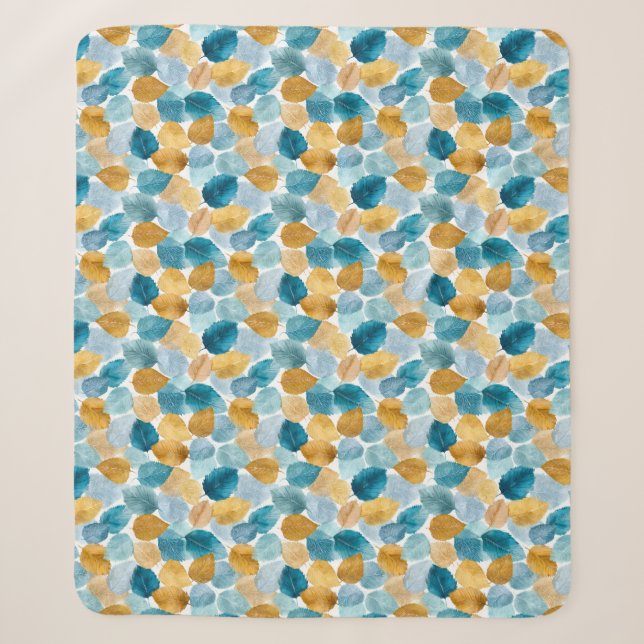 Moderne Herbsterscheinungen lassen Aquarellfarben  Sherpadecke (Vorderseite)