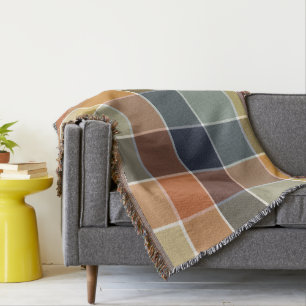 Moderne Herbstfarben im Blockstyle Decke