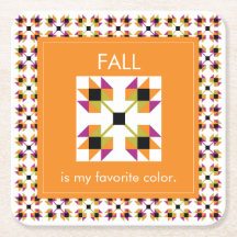 Moderne Herbstlaub - Quiltmuster