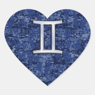 Moderne Herz-Aufkleber