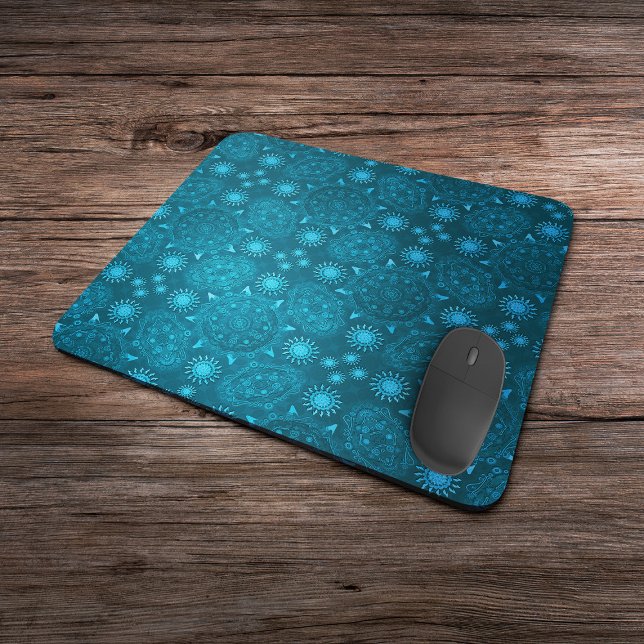 Moderne Hexa Arctic ursidae mandala Art Mousepad (Von Creator hochgeladen)