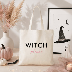 Moderne Hexe bitte Halloween-Tasche – Trendig Tragetasche
