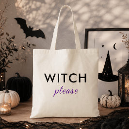 Moderne Hexe Bitte Halloween Tote Tasche - Trendy