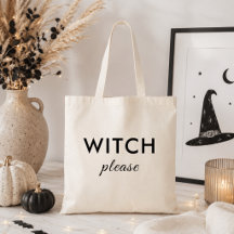 Moderne Hexe Bitte Halloween Tote Tasche - Trendy