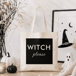 Moderne Hexe Bitte Halloween Tote Tasche - Trendy