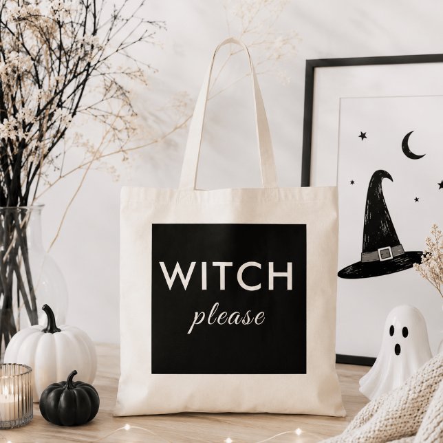 Moderne Hexe Bitte Halloween Tote Tasche - Trendy (Von Creator hochgeladen)