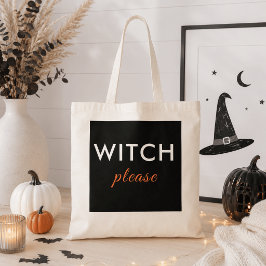 Moderne Hexe Bitte Halloween Tote Tasche - Trendy
