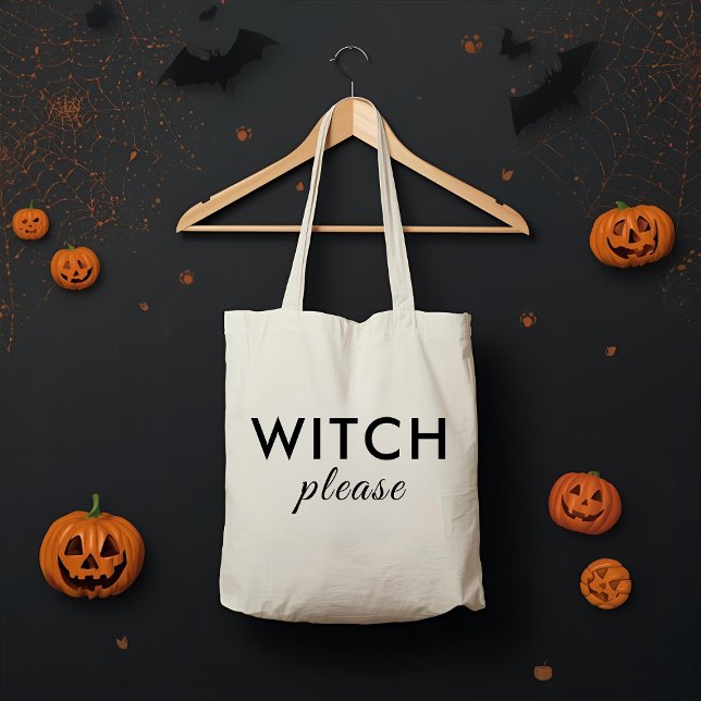 Moderne Hexe Bitte Halloween Tote Tasche - Trendy (Von Creator hochgeladen)