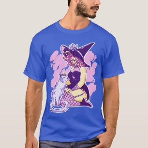 Moderne Hexe Halloween Pastel Goth Gothic T-Shirt