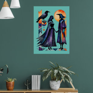 Moderne Hexen - ein abstraktes Kunstwerk 1 - Fan F Poster