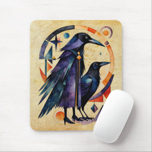 Moderne Hexen - ein abstraktes Kunstwerk 4 - Fan F Mousepad