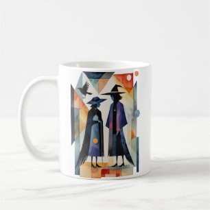 Moderne Hexen - ein abstraktes Kunstwerk 6 - Fan F Kaffeetasse