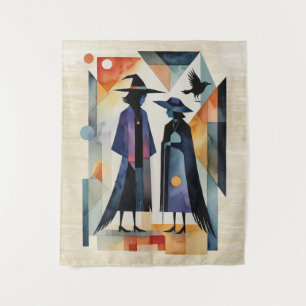 Moderne Hexen - ein abstraktes Kunstwerk 6 - Fan F Wandteppich