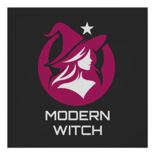 Moderne Hexen-Pagan-Magie Poster