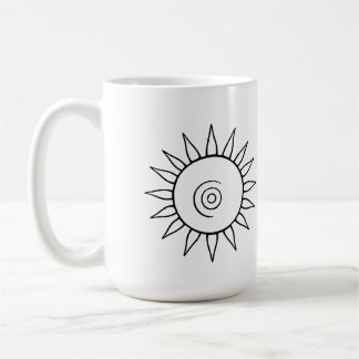 Moderne Himmels-Sonnenstrahl-Tasse Kaffeetasse