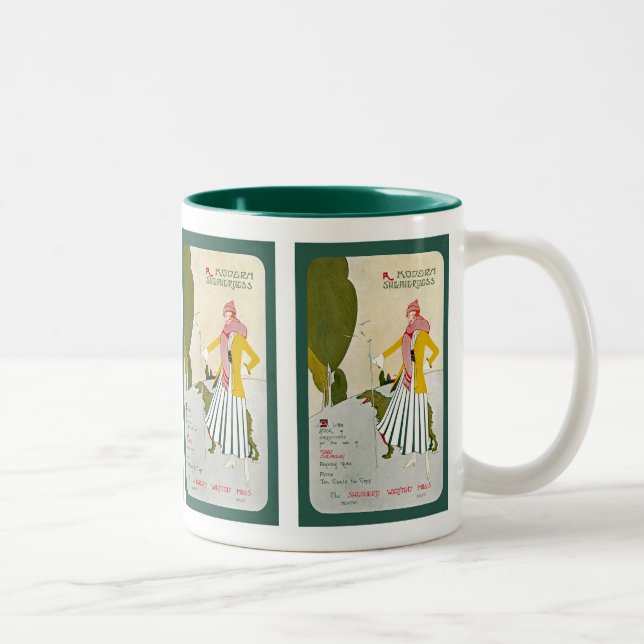 Moderne Hirten Zweifarbige Tasse (Rechts)