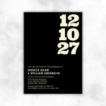 Moderne, hoch entwickelte Schwarz-weiße Typografie