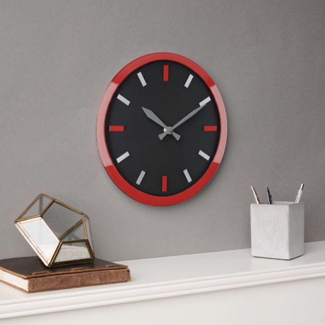 Moderne Hochwertige Wanduhr (Büro)