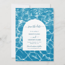 Moderne Hochzeit am Blue Ocean Beach