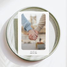 Moderne Hochzeit | Datum freihalten | Schwarz auf