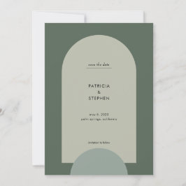 Moderne Hochzeit des Boho Arch Fotos Save The Date