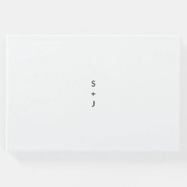 Moderne Hochzeit Gästebuch