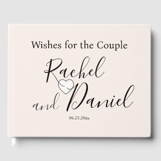 Moderne Hochzeit Gästebuch