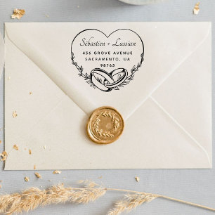 Moderne Hochzeit im Filmstil Permastempel