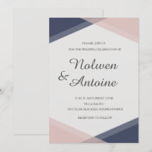 Moderne Hochzeit in Rosa