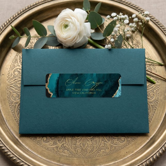 Moderne Hochzeit in Türkisgrün  (Von Creator hochgeladen)