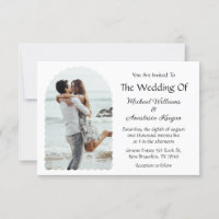 Moderne Hochzeit mit gewelltem Foto