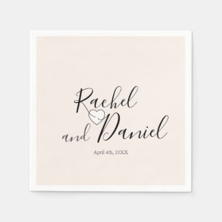 Moderne Hochzeit Serviette