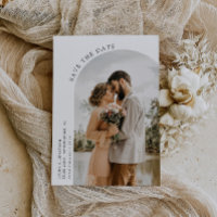 Moderne Hochzeit speichern die Dattelkarte