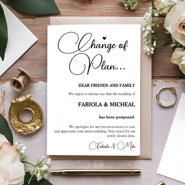 Moderne Hochzeit verzögert Hochzeitskanal Einladung (Von Creator hochgeladen)