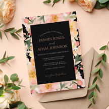 Moderne Hochzeit von Boho Orange Peach und Black F