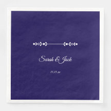Moderne Hochzeit von Navy und White