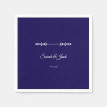 Moderne Hochzeit von Navy und White