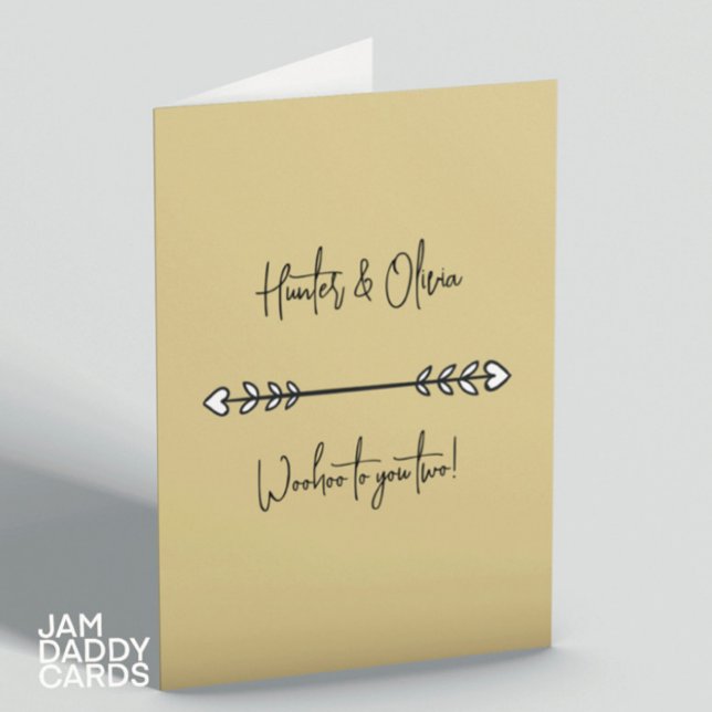Moderne Hochzeiten Herzlichen Glückwunsch Karte (Von Creator hochgeladen)