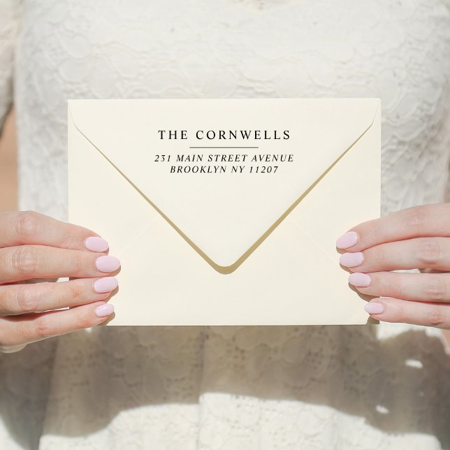 Moderne Hochzeiten retten die Rücksendeadresse der Permastempel (Von Creator hochgeladen)