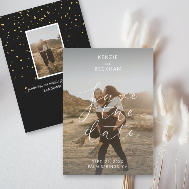 Moderne Hochzeiten speichern die Date Fotos Kallig (Von Creator hochgeladen)