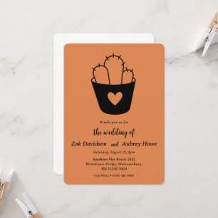 Moderne Hochzeitseinladungen für Boho-Western Einladung