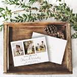 Moderne Hochzeitsfotocollage Save the Date Folieneinladung<br><div class="desc">Das Design umfasst eine Collage von Fotos mit dem Veranstaltungsdatum in Goldfolie,  ein romantisches modernes Kalligrafieschrift und Monogramm-Initialen auf der Kartenrückseite. Passen Sie Ihre wichtigen Daten einfach an,  um sie zu Ihrem eigenen zu machen. Paare gut mit jedem modernen Hochzeitstil.</div>