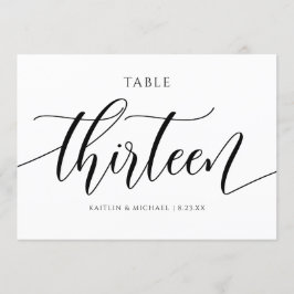 Moderne Hochzeitskalligraphie - 13 Einladung