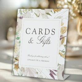 Moderne Hochzeitskarten & Geschenke für den Frühli Sockelschild