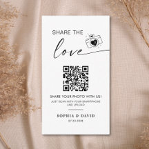 Moderne Hochzeitsstipendiaten teilen die Liebe QR