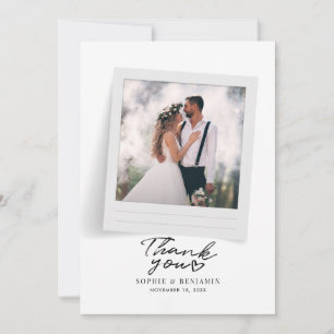 Moderne Hochzeitsszitate - Fotos - Vielen Dank Dankeskarte