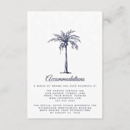 Moderne Hochzeitsunterkünfte in Blue Palm Beach Begleitkarte